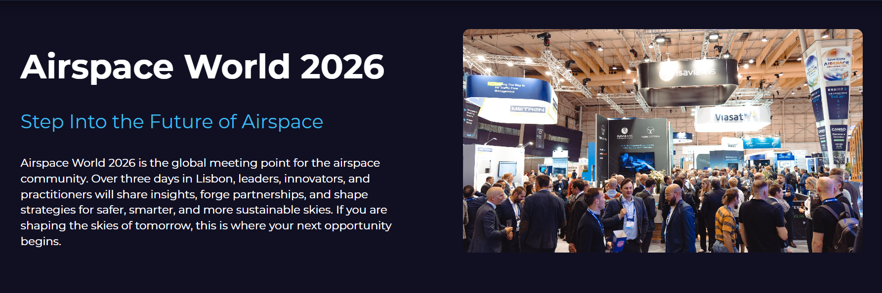 Airspace World 2026 in Lisbon