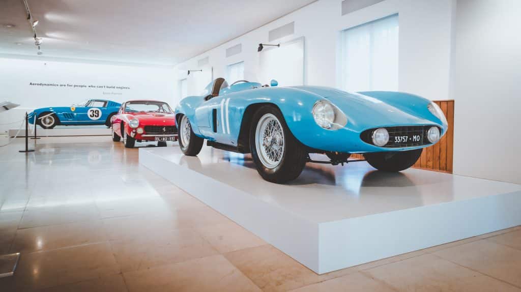 Museu do Caramulo in Portugal with Classic car